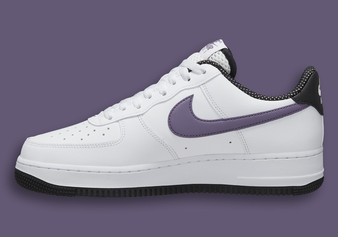 Nike Air Force 1 Low White Canyon Purple Black White Dh7440 100 3