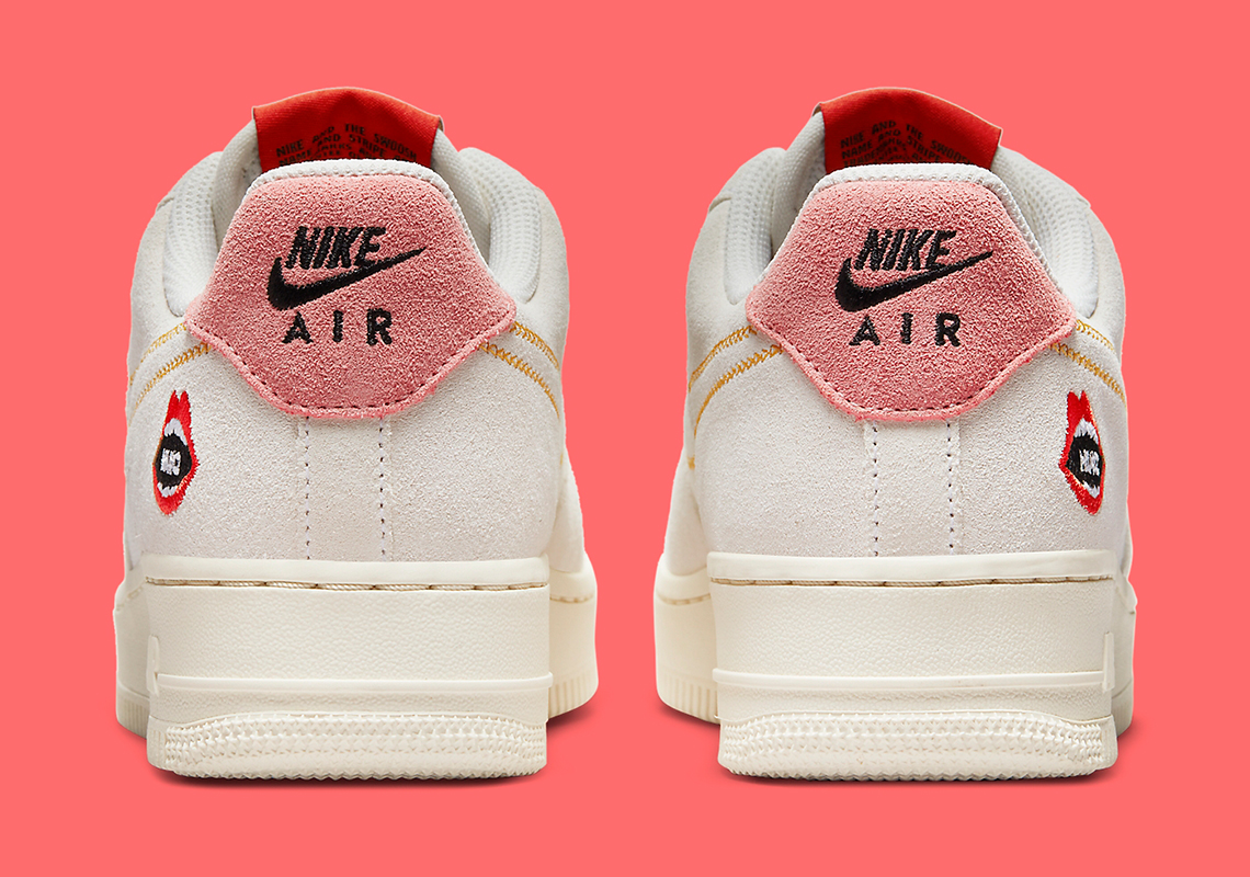 Nike Air Force 1 Low Womens Sail Crimson 2021 10