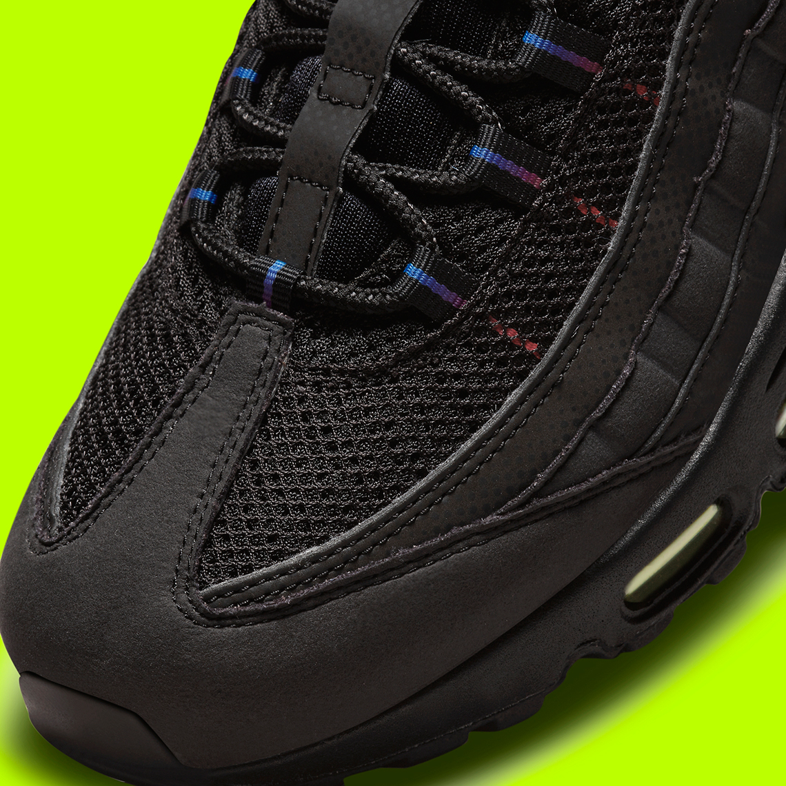 Nike Air Max 95 Black Volt Crimson 2022 7