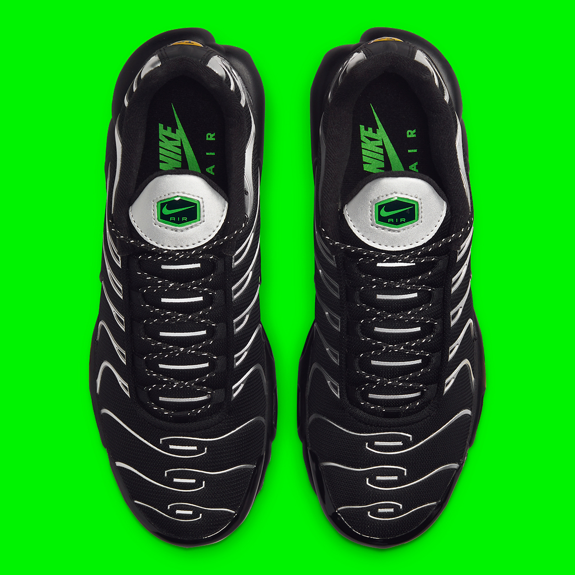 Nike Air Max Plus Black Silver Green Dr0139 001 8