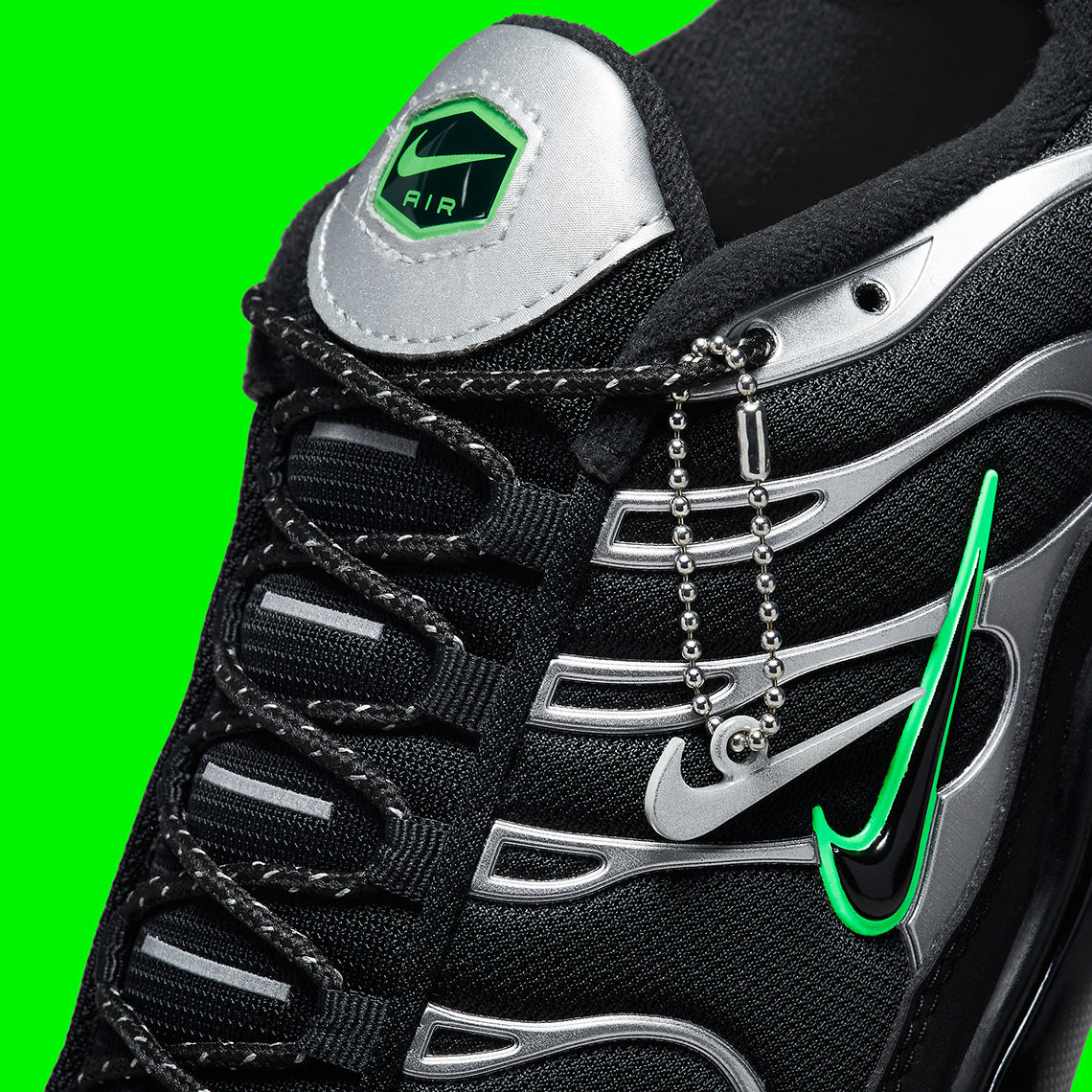 Nike Air Max Plus Black Silver Green Dr0139 001 9