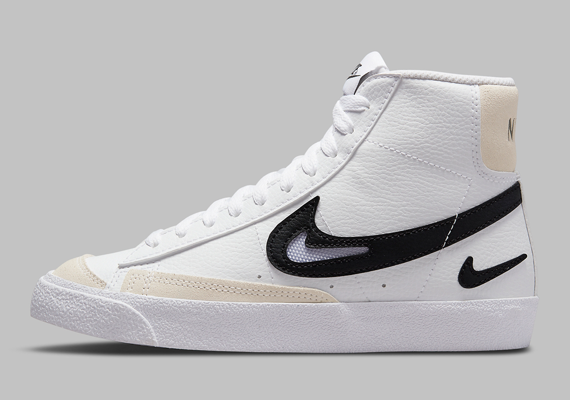 The AF1's Tri-Swoosh Design Appears On The Nike Blazer Mid '77