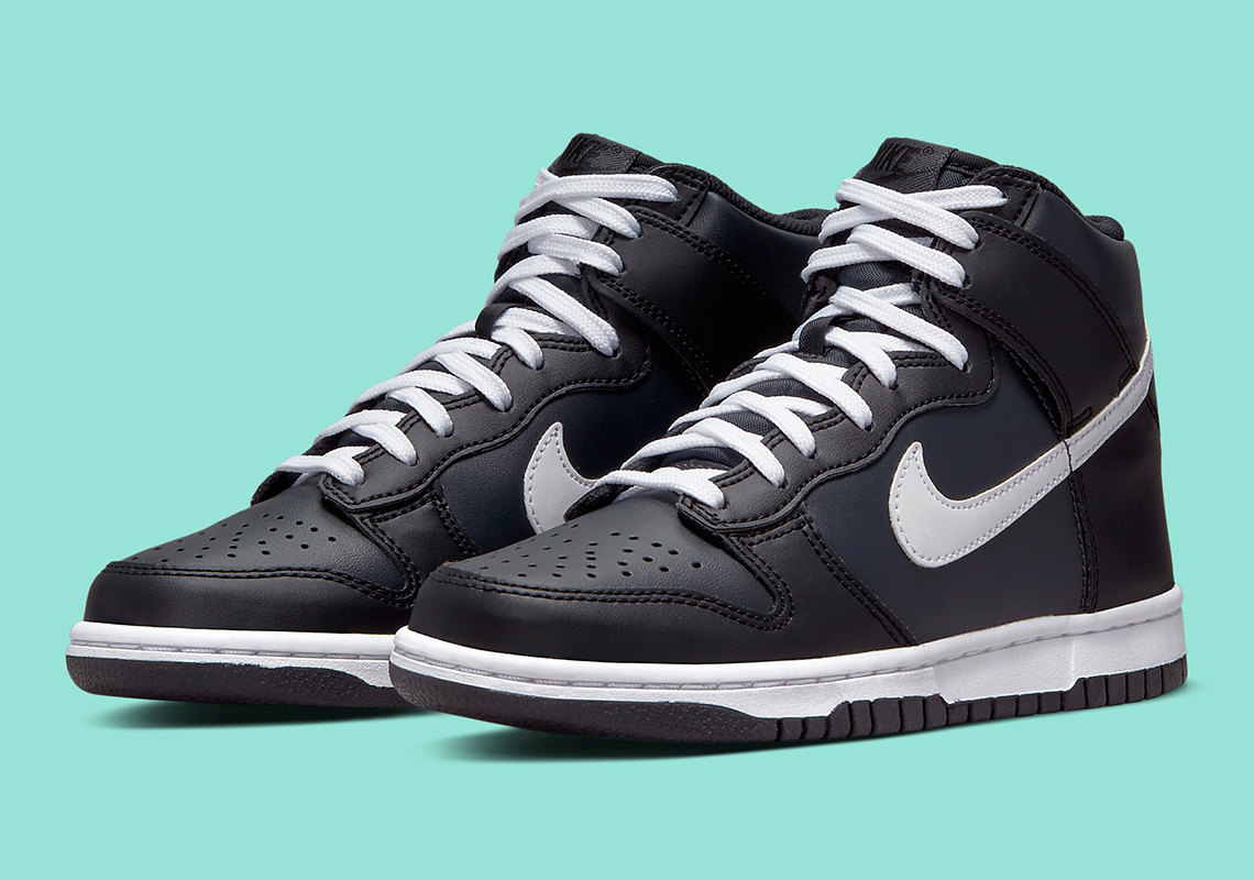 Nike Dunk High Gs Black White Dh9751 001 5