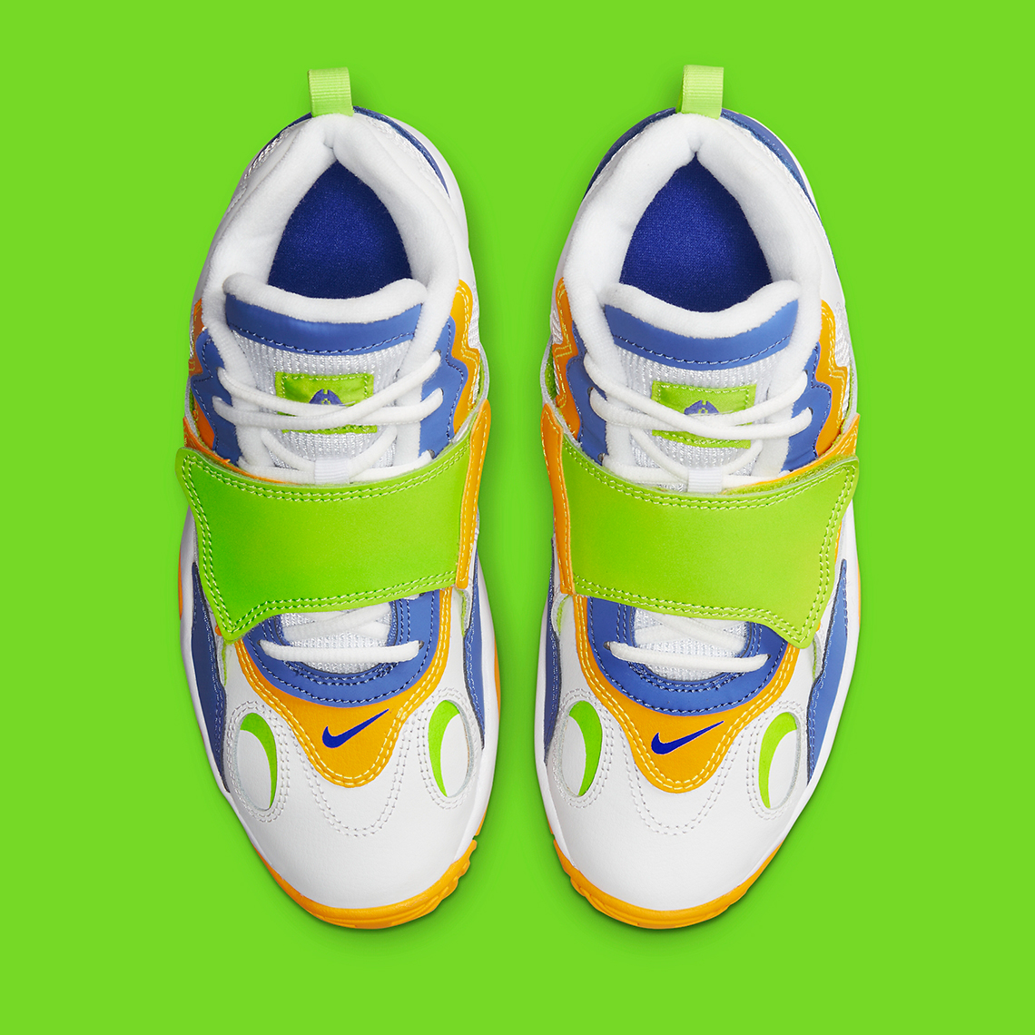 Nike Speed Turf Gs White Yellow Blue Green 2