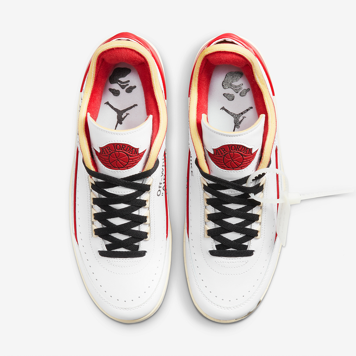 Off White Air Jordan 2 White Varsity Red Black Dj4375 106 2