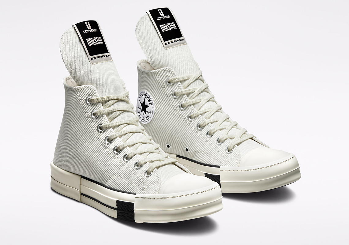 Rick Owens Converse Drkshdw Drkstar White Release Date 172346c 2