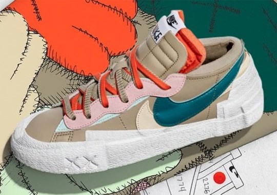 Fourth “Reed” Colorway Of The sacai x Kaws x Nike Blazer Low Revealed; Release Dates Announces