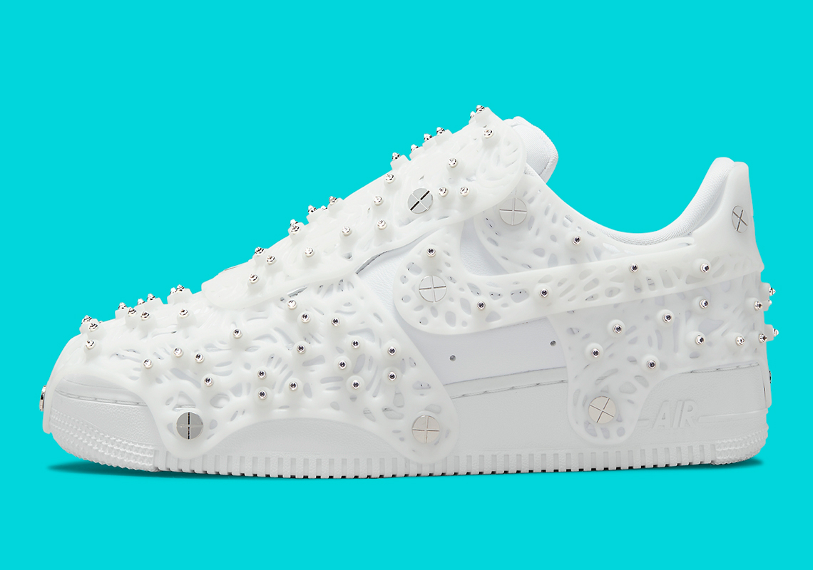 Swarovski Nike Air Force 1 Lxx White Cv7668 100 2