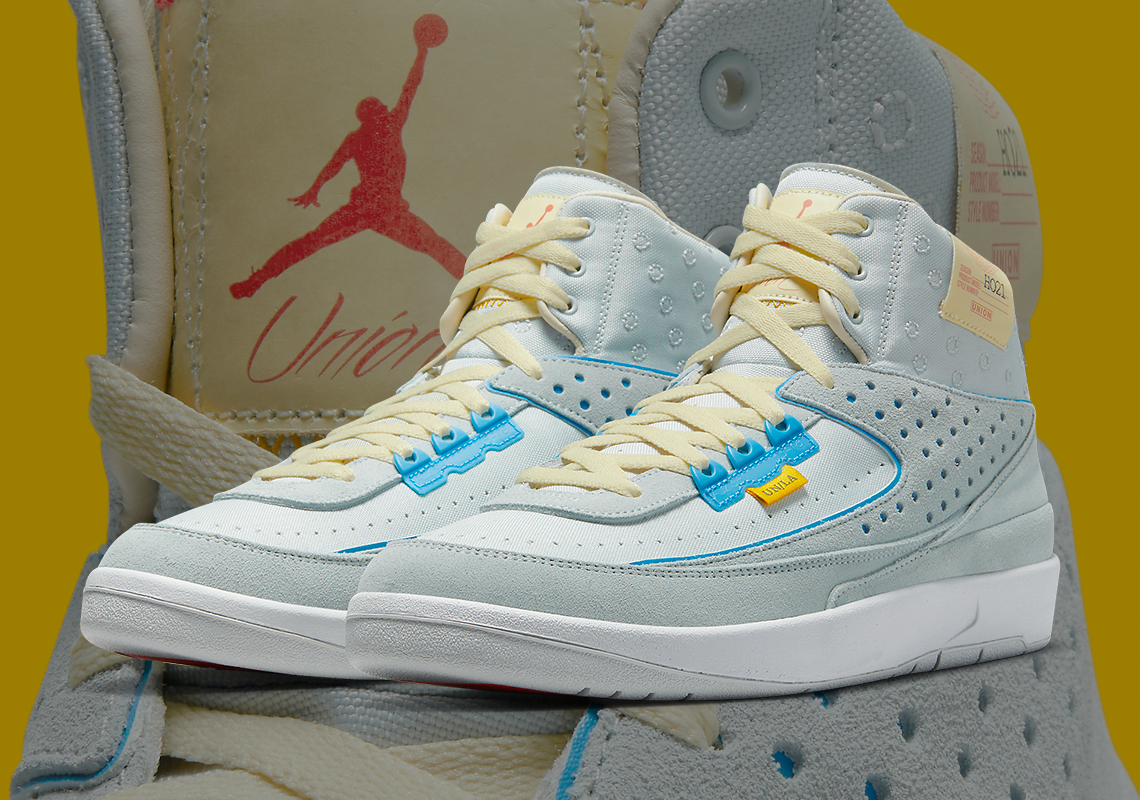 Official Images Of The UNION LA x Air Jordan 2 "Grey Fog"