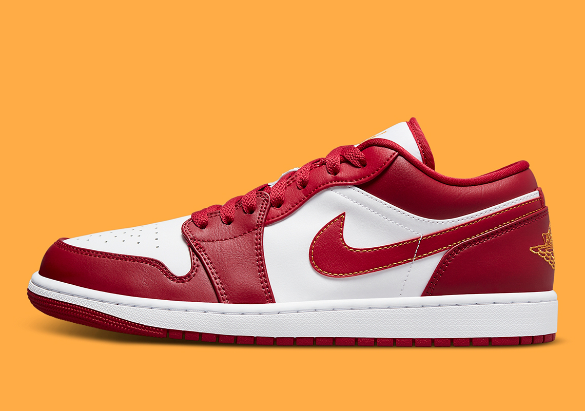 Air Jordan 1 Low Cardinal Red 553558 607 8