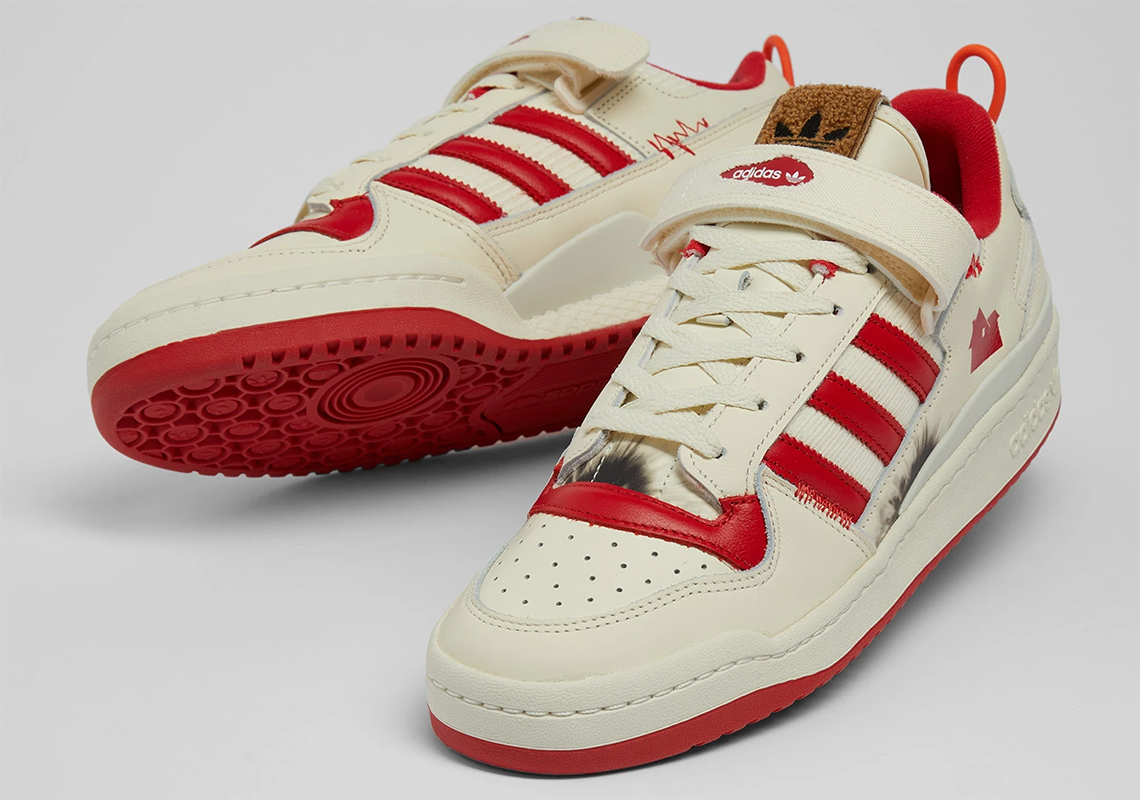 The "Home Alone" x adidas Forum Low Releases Worldwide Tomorrow