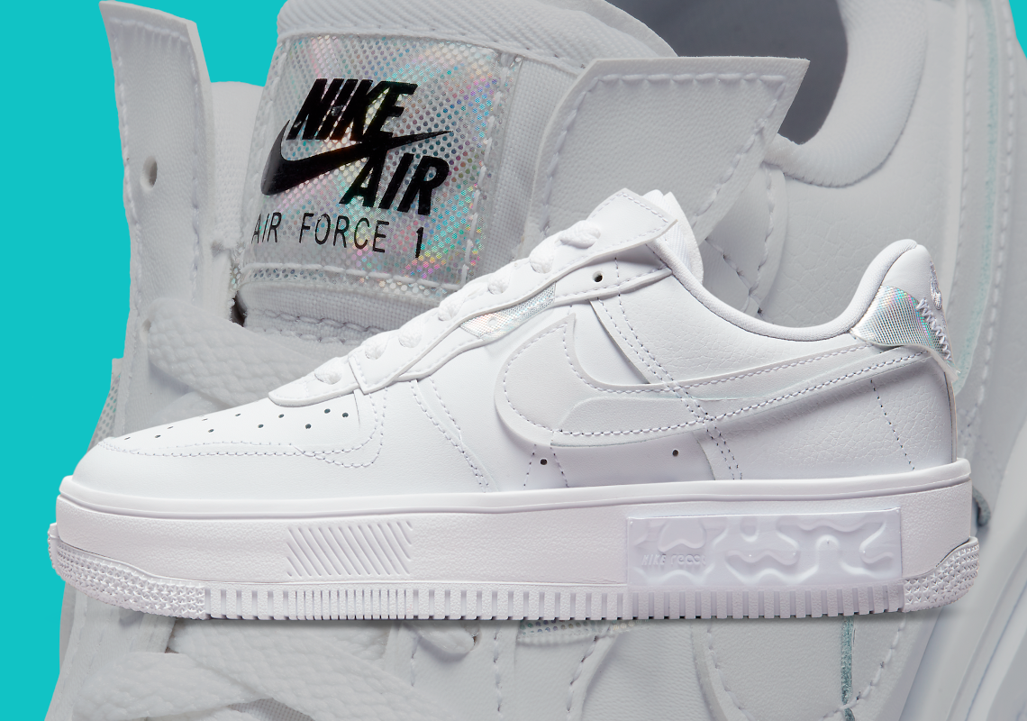 The All-"White" Nike Air Force 1 Fontanka Gets Iridescent Accents