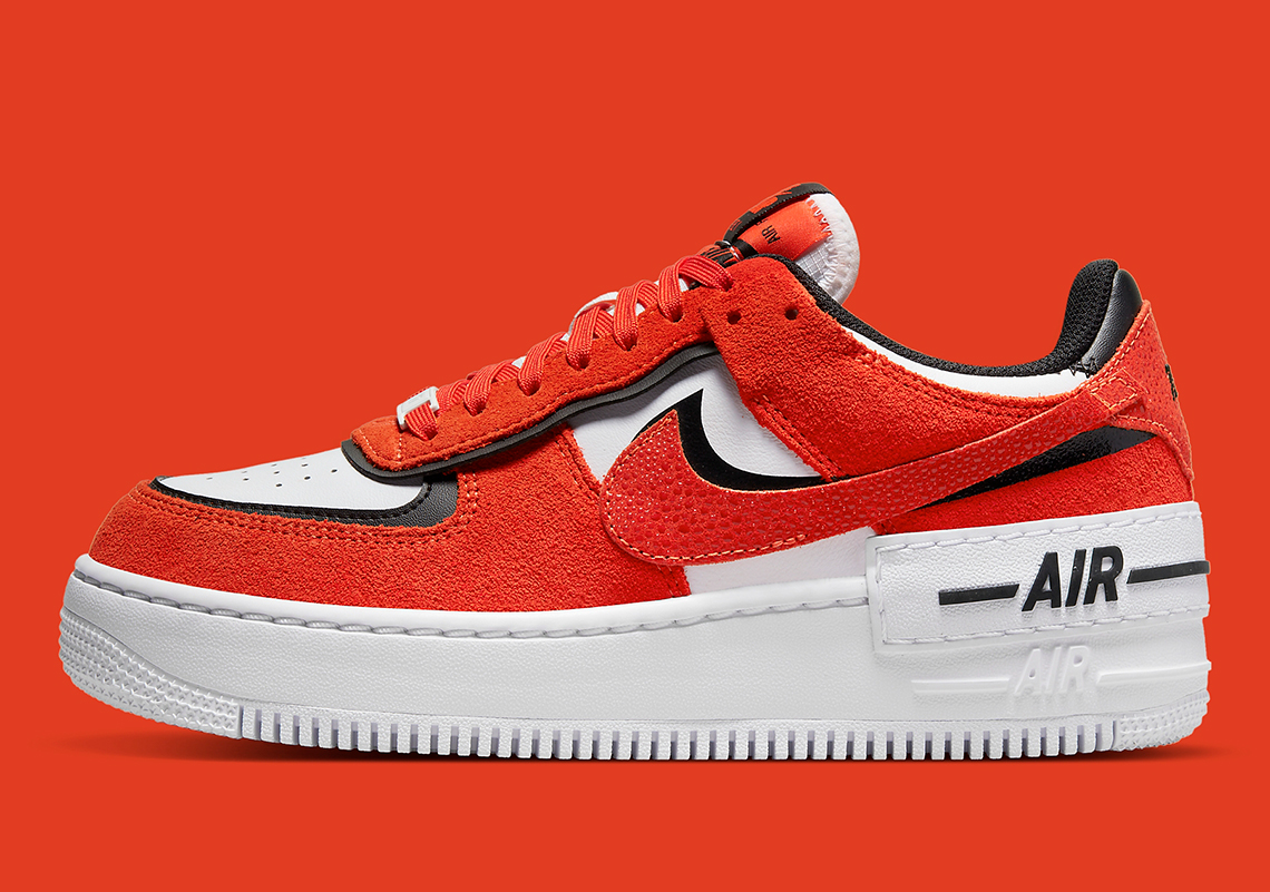 Nike Air Force 1 Shadow Black White Red Dq8586 800 1