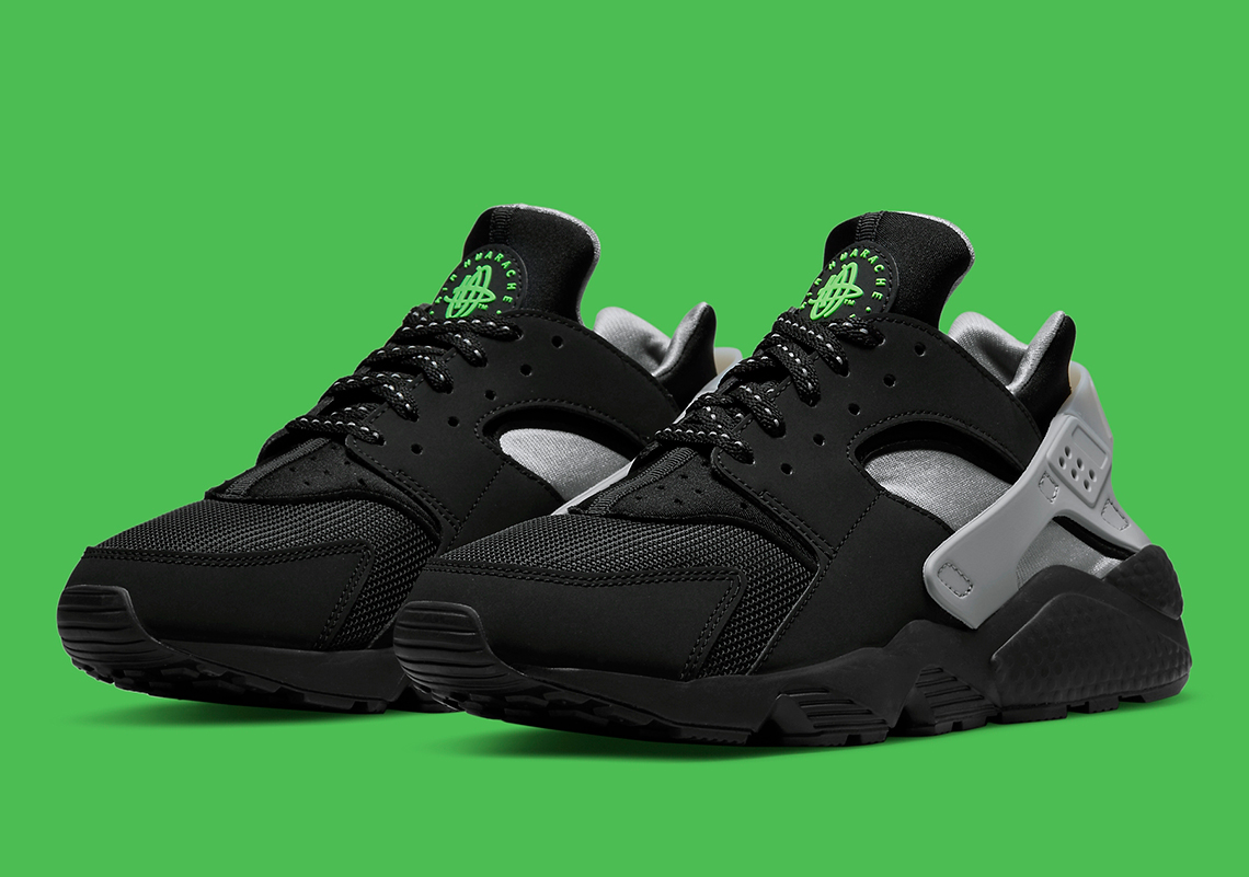 Nike Air Huarache Black Silver Dr0141 001 5