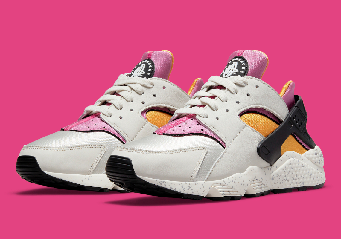 Speckled Midsoles And "Lethal Pink" Land On The Nike Air Huarache