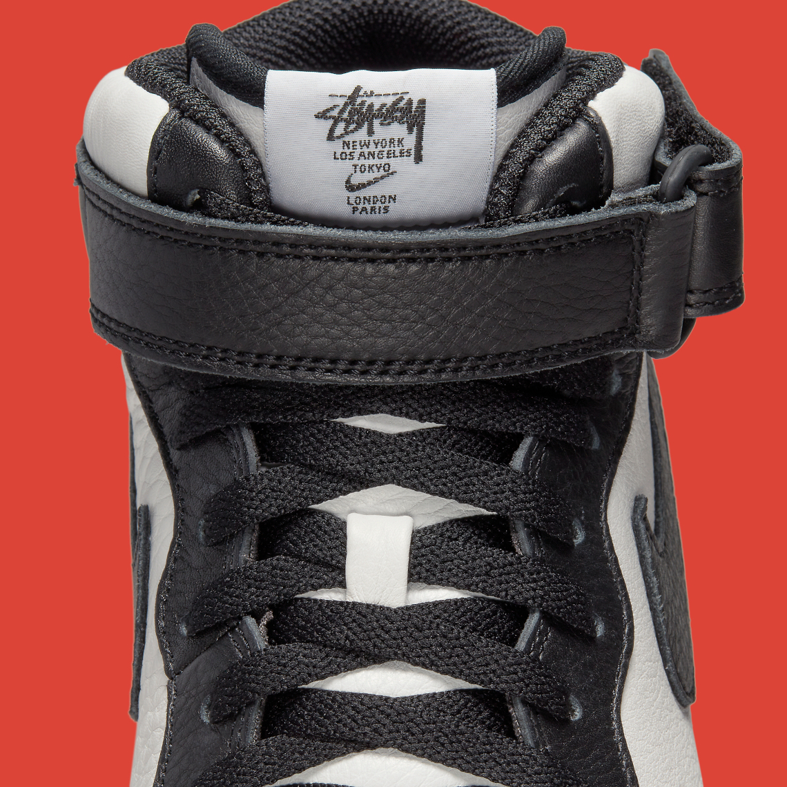 Stussy Nike Air Force 1 Mid Black Grey Dj7840 002 1