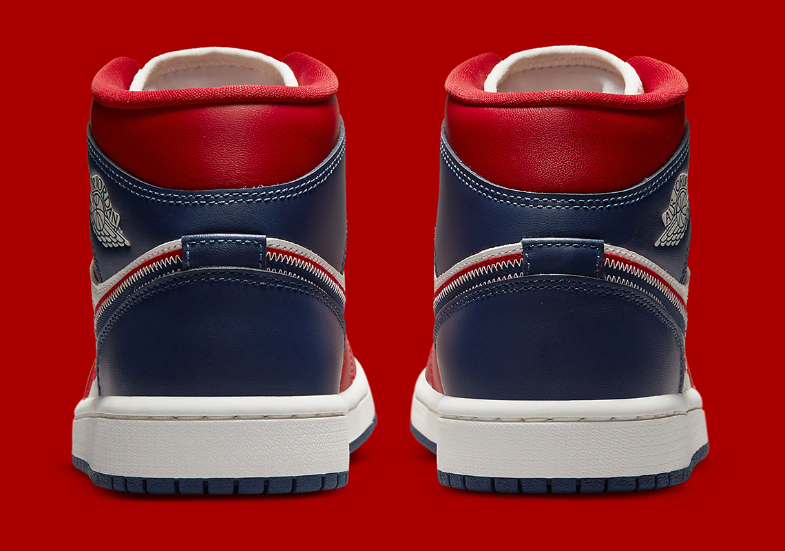 Air Jordan 1 Mid Usa 2022 4