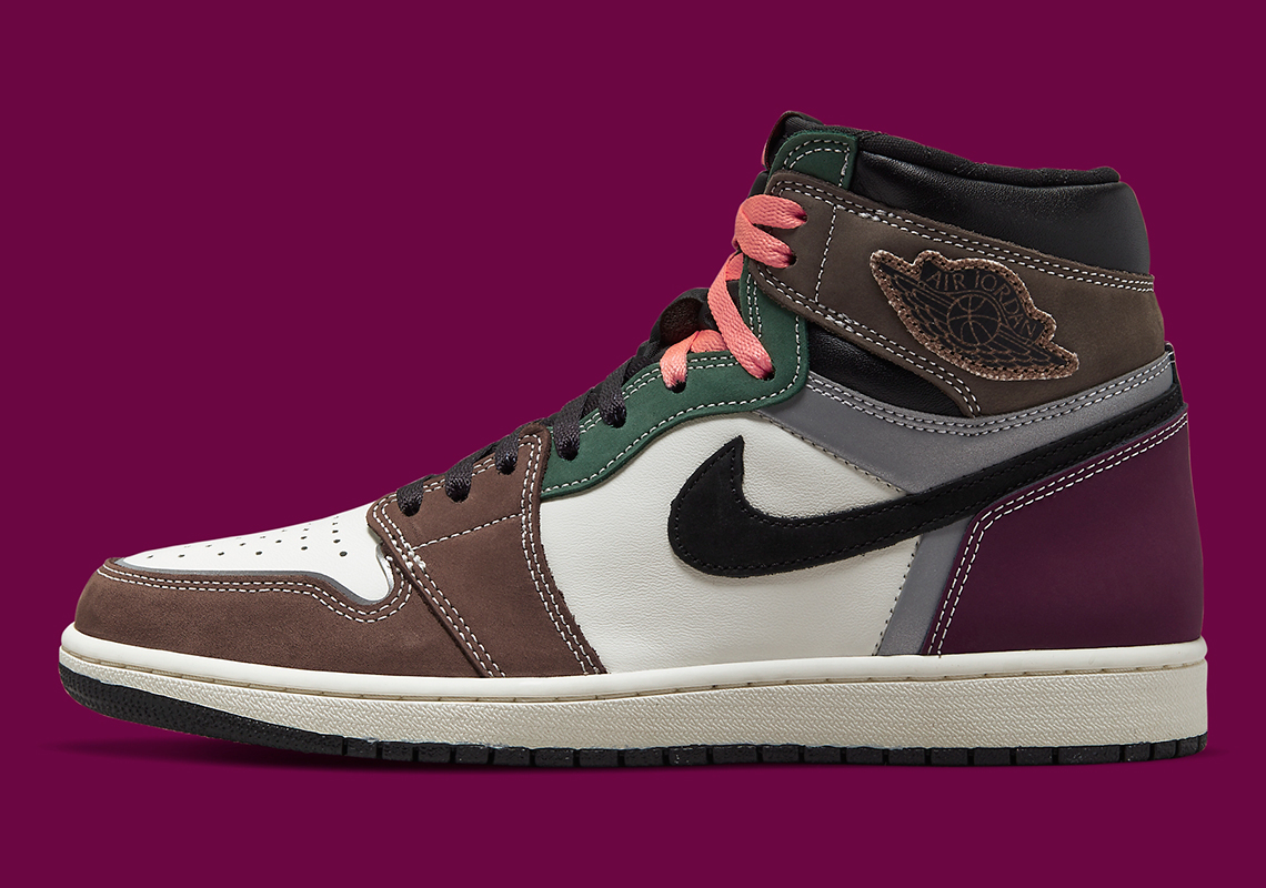 The Air Jordan 1 Retro High OG “Archaeo Brown” Reveal Reflective Heel Panels