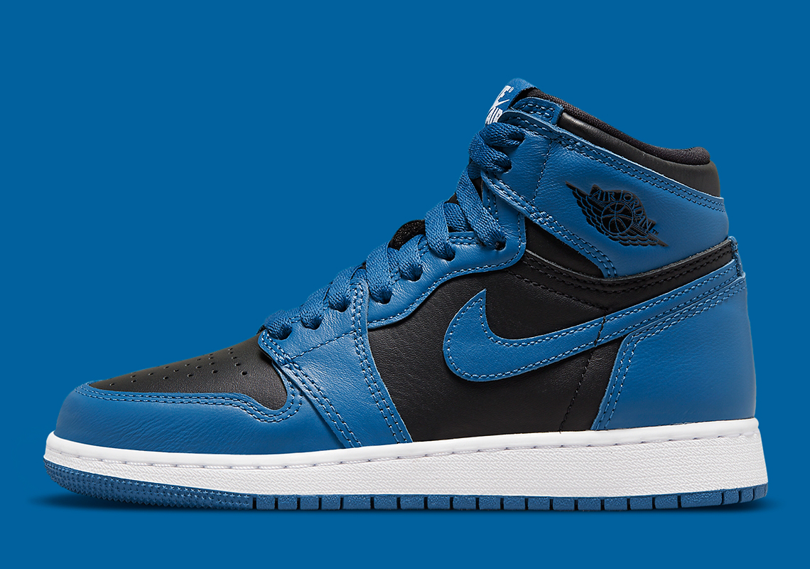 Air Jordan 1 Retro High Og Gs Marina Blue 575441 404 5