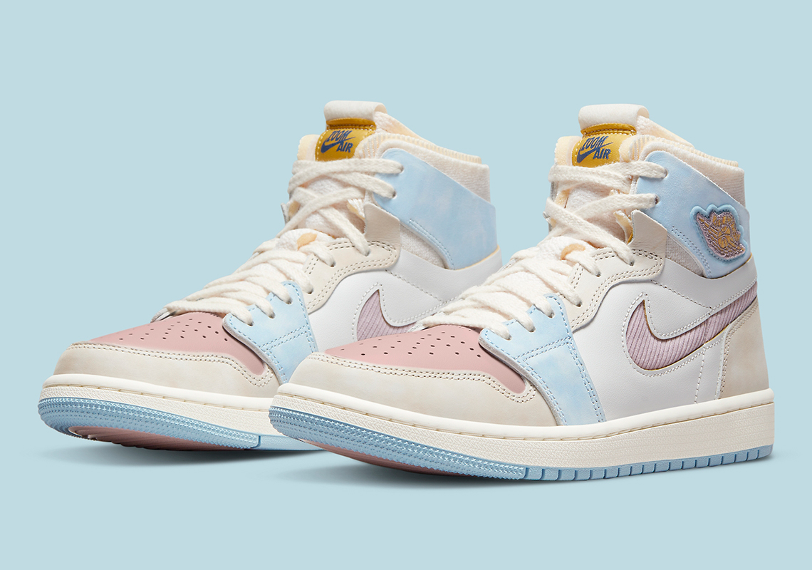 Air Jordan 1 Zoom CMFT "Corduroy" Emerges In Plum Fog And Pink Oxford