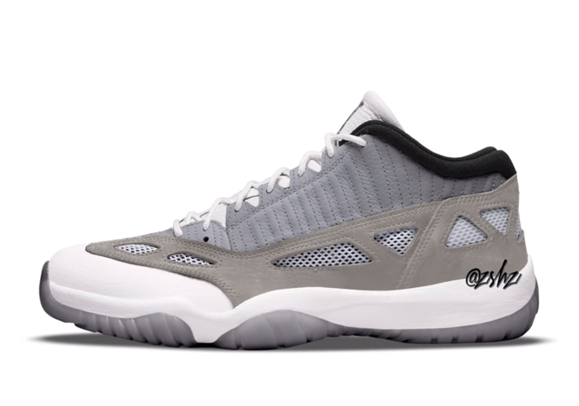 Air Jordan 11 Low Ie Grey White September 2022