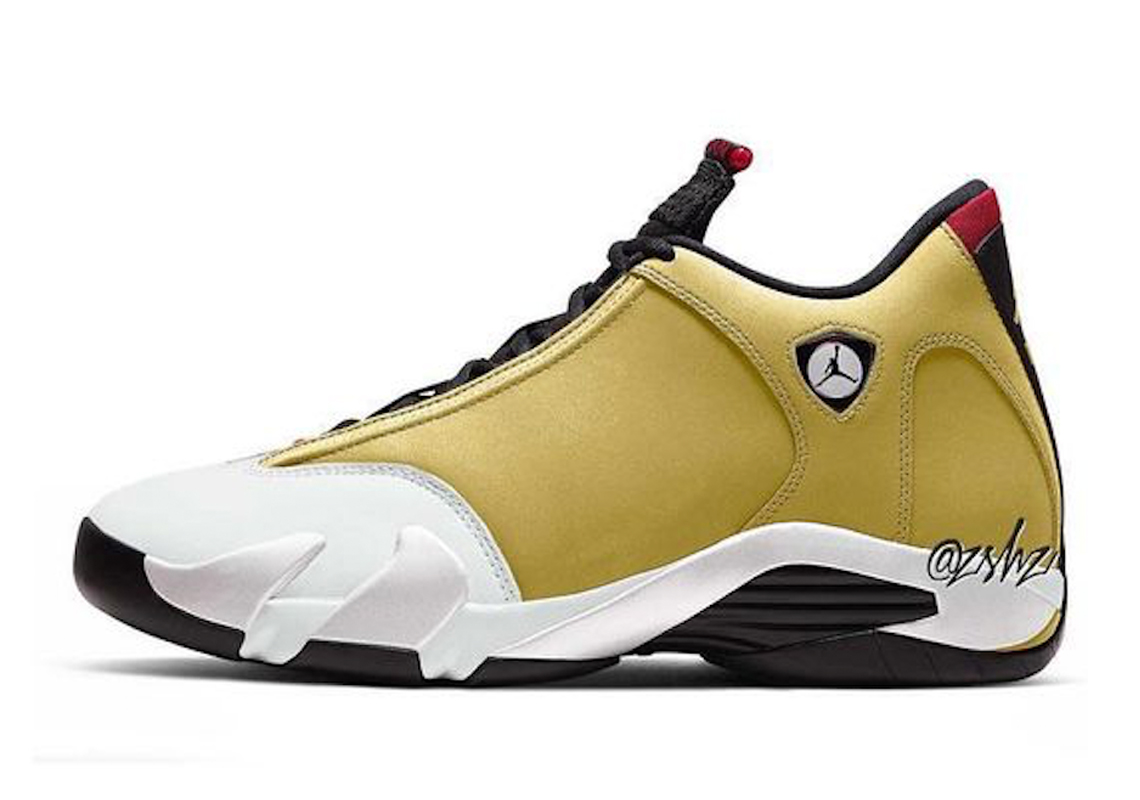 Air Jordan 14 White Wheat Red Fall 2022