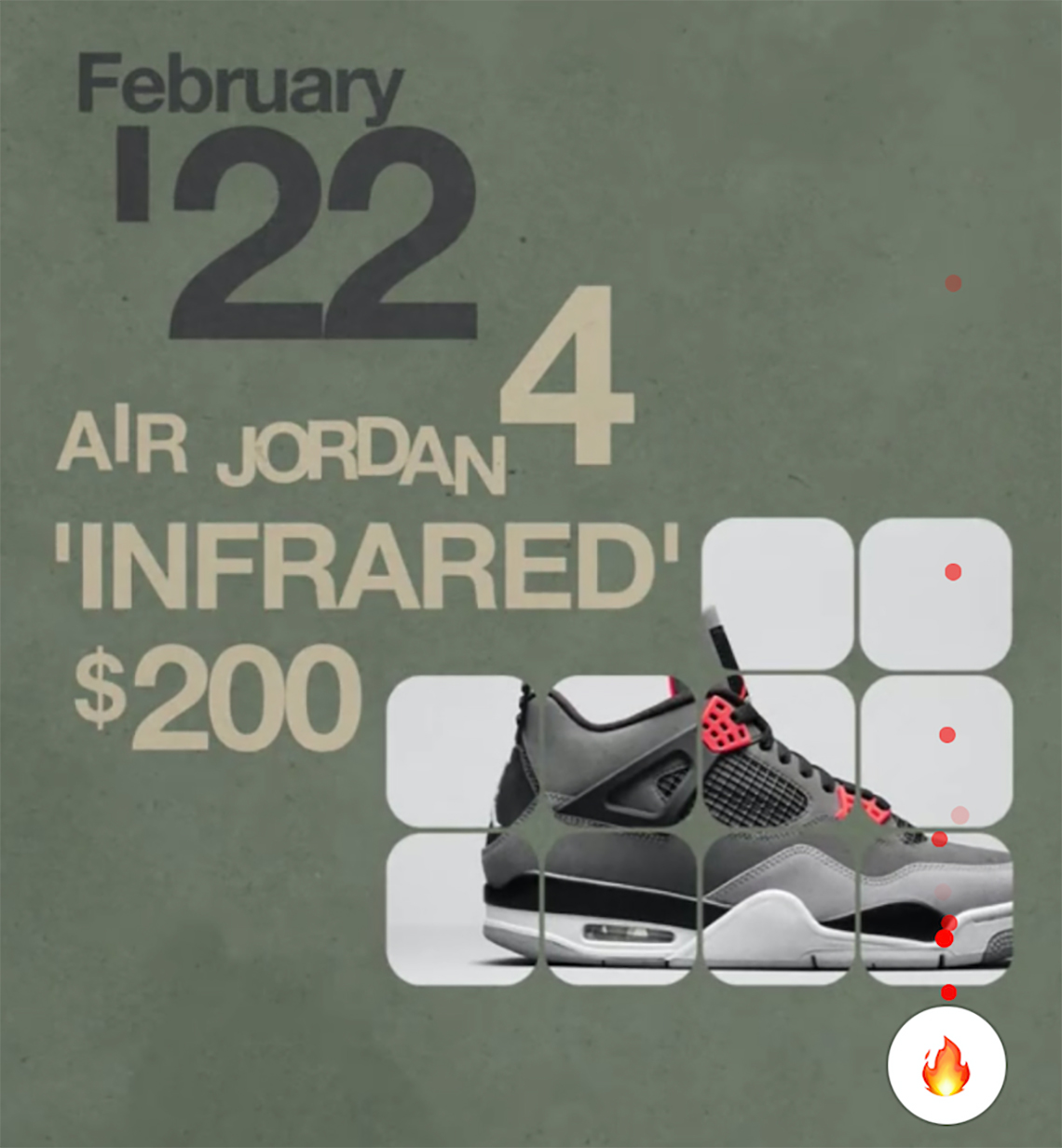 Air Jordan 4 Infrared February 2022 Release Info