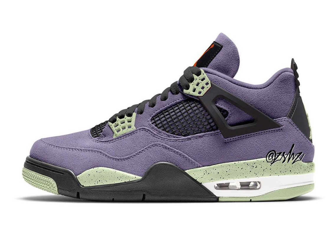 Air Jordan 4 Womens Canyon Purple Fall 2022