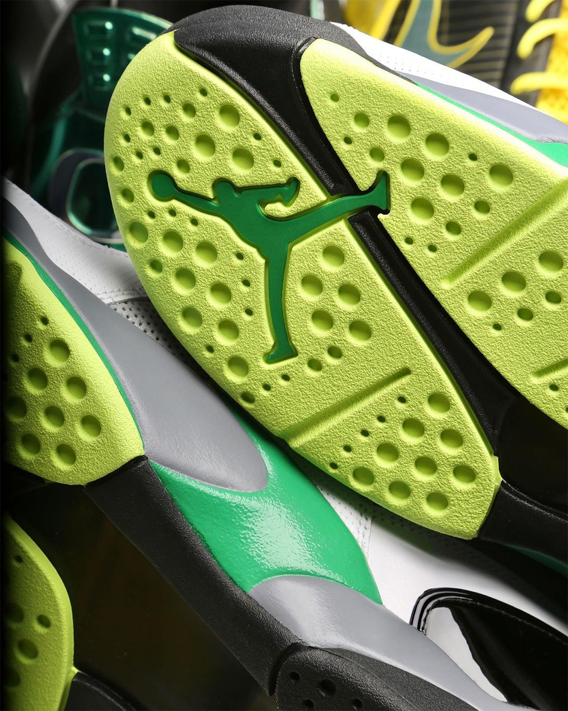 Air Jordan 8 Oregon Ducks Football Pe 2021 5