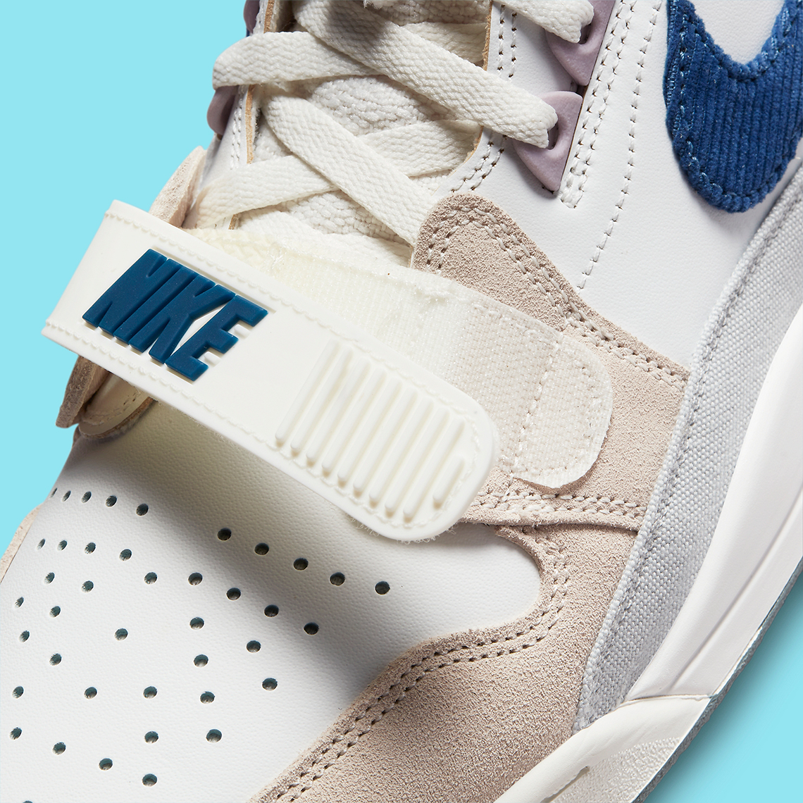 Jordan Legacy 312 Tan Blue Corduroy 6