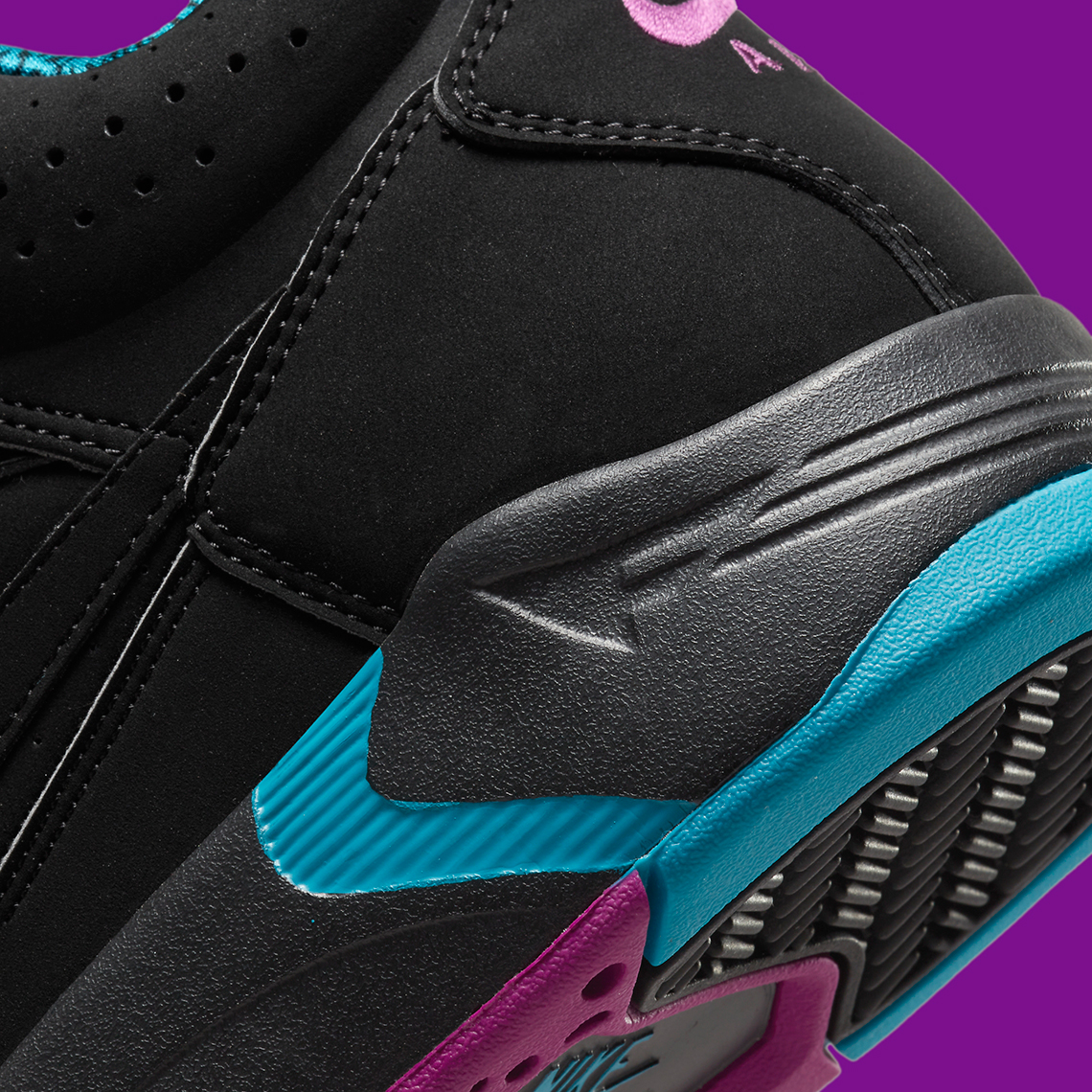 Nike Air Flight Lite Black Aqua Grape Dq7687 002 9