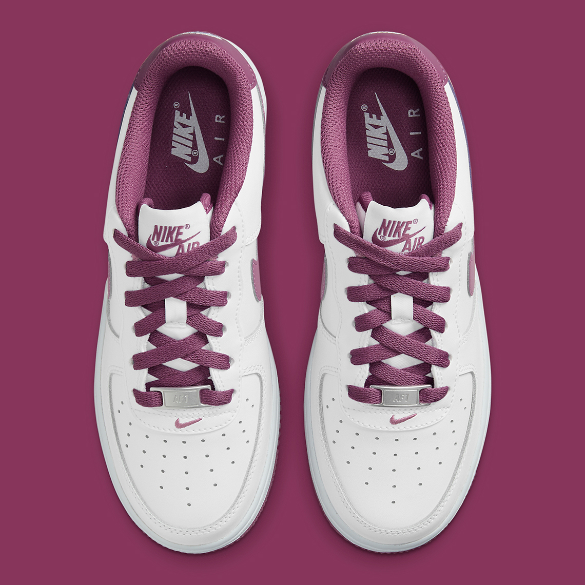 Nike Air Force 1 Low Gs White Mauve Dh9600 101 1