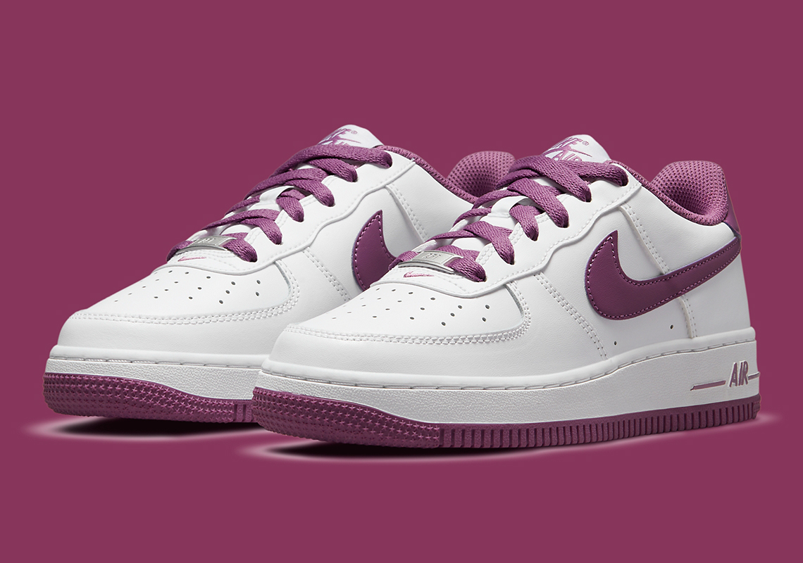 Nike Air Force 1 Low Gs White Mauve Dh9600 101 8