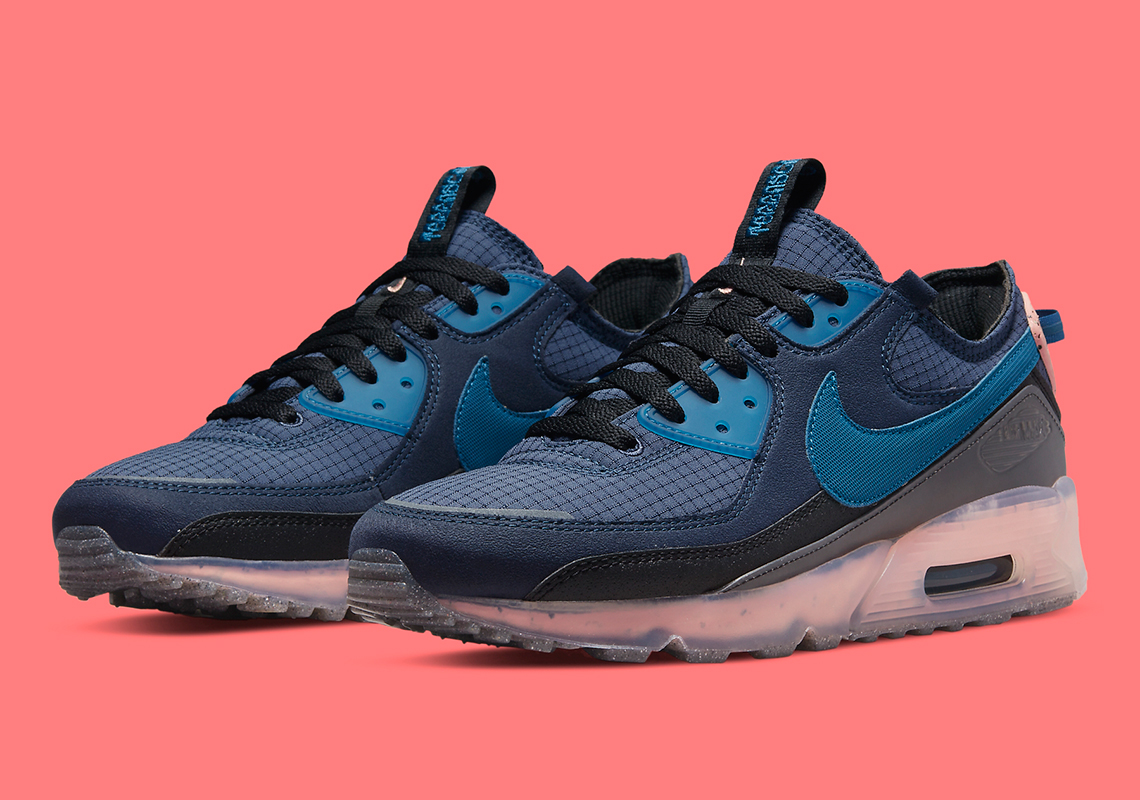 The Nike Air Max 90 Terrascape Adds "Obsidian" And "Thunder Blue" To Its Wardrobe