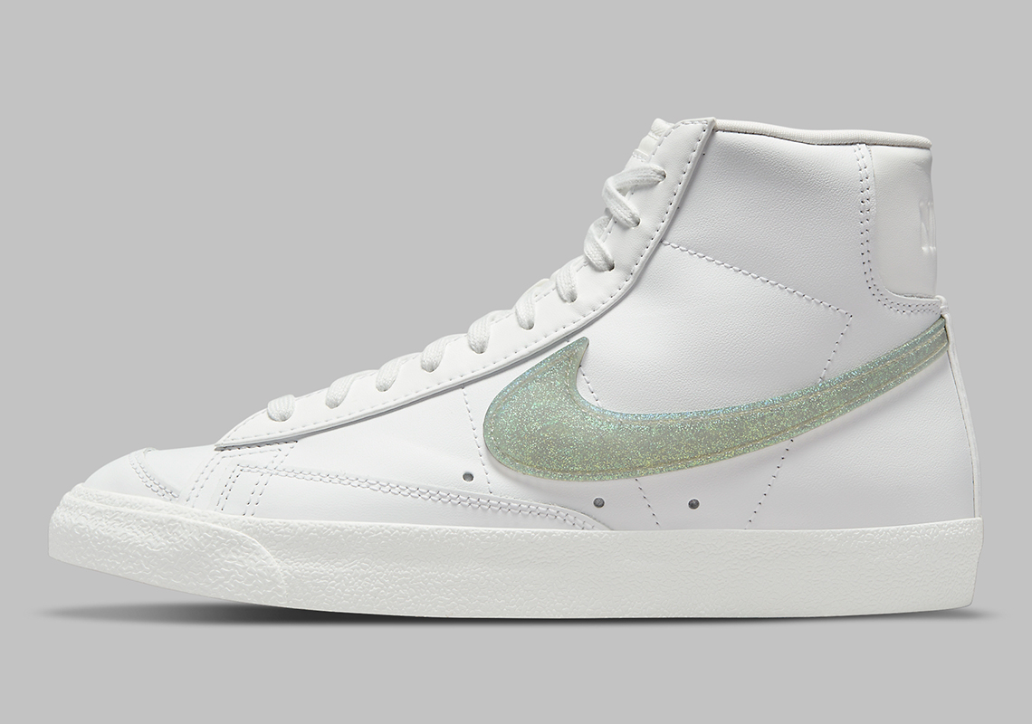 Nike Blazer Mid 77 White Glitter Dh4399 100 6