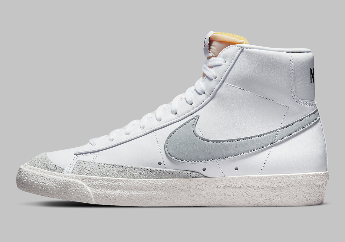 Nike Blazer Mid 77 White Light Smoke Grey Black Sail Bq6806 114 8