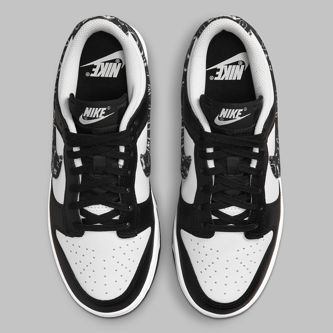 Nike Dunk Low Black White Paisley Panda Dh4401 100 3