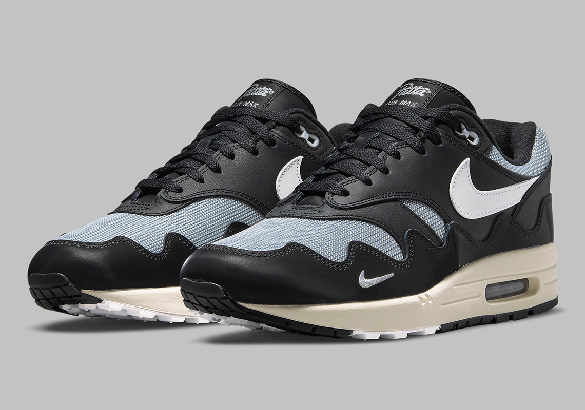 Official Images Of The Patta x Nike Air Max 1 "Black"