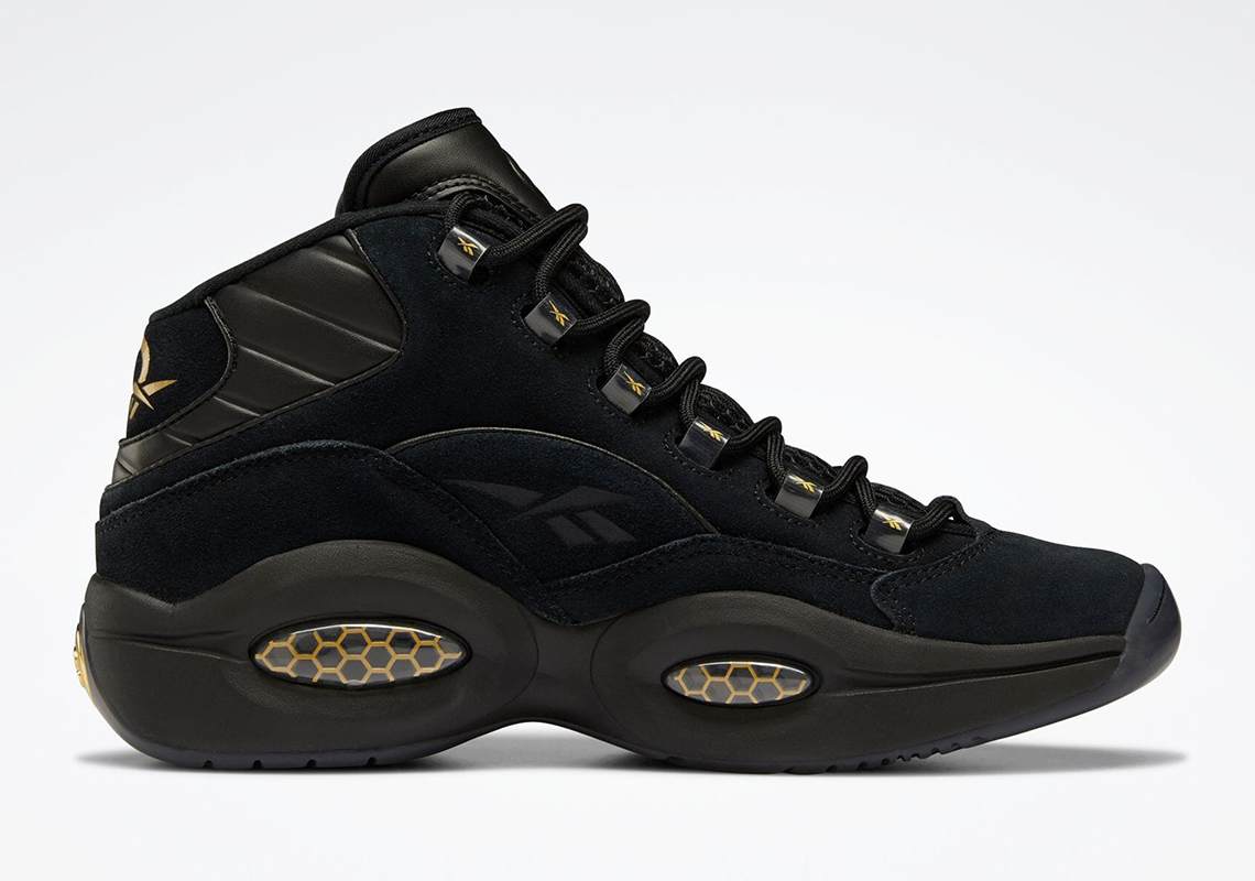 Reebok Question Mid Black Gold H01308 8