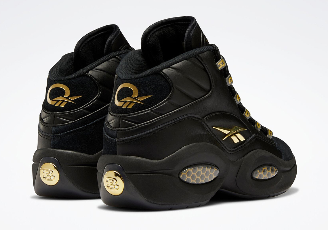 Reebok Question Mid Black Gold H01308 Lead