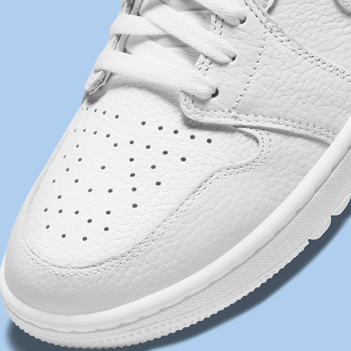 Air Jordan 1 Low Golf Triple White 7