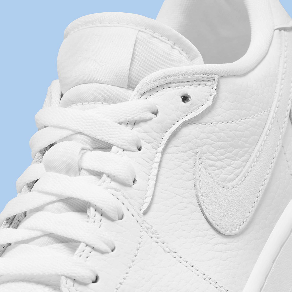 Air Jordan 1 Low Golf Triple White 8