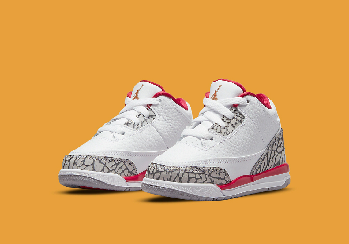 Air Jordan 3 Cardinal Red Td 1