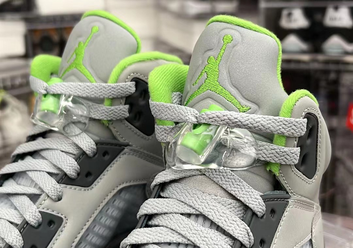 Air Jordan 5 Green Bean Photos 6