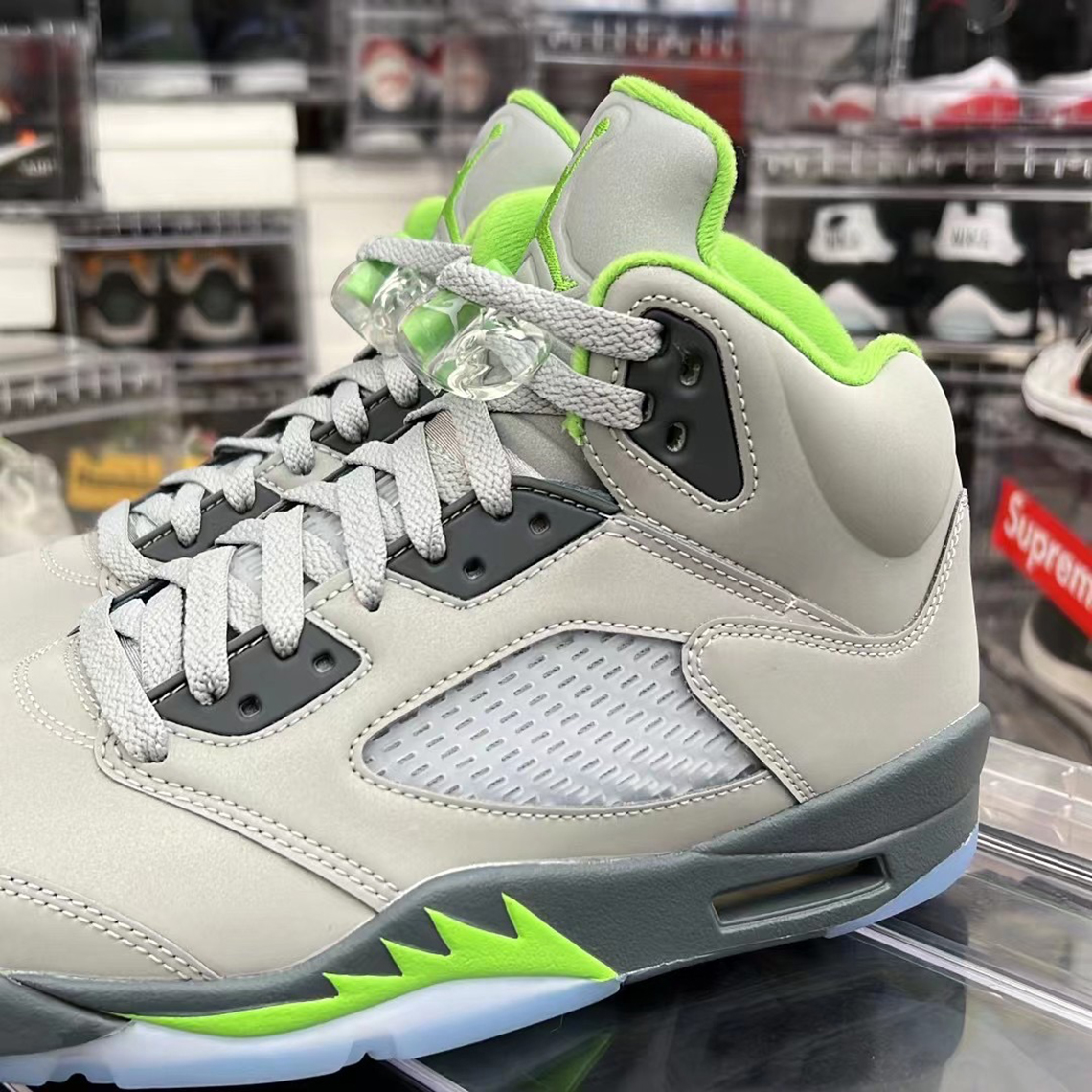 Air Jordan 5 Green Bean Photos 7