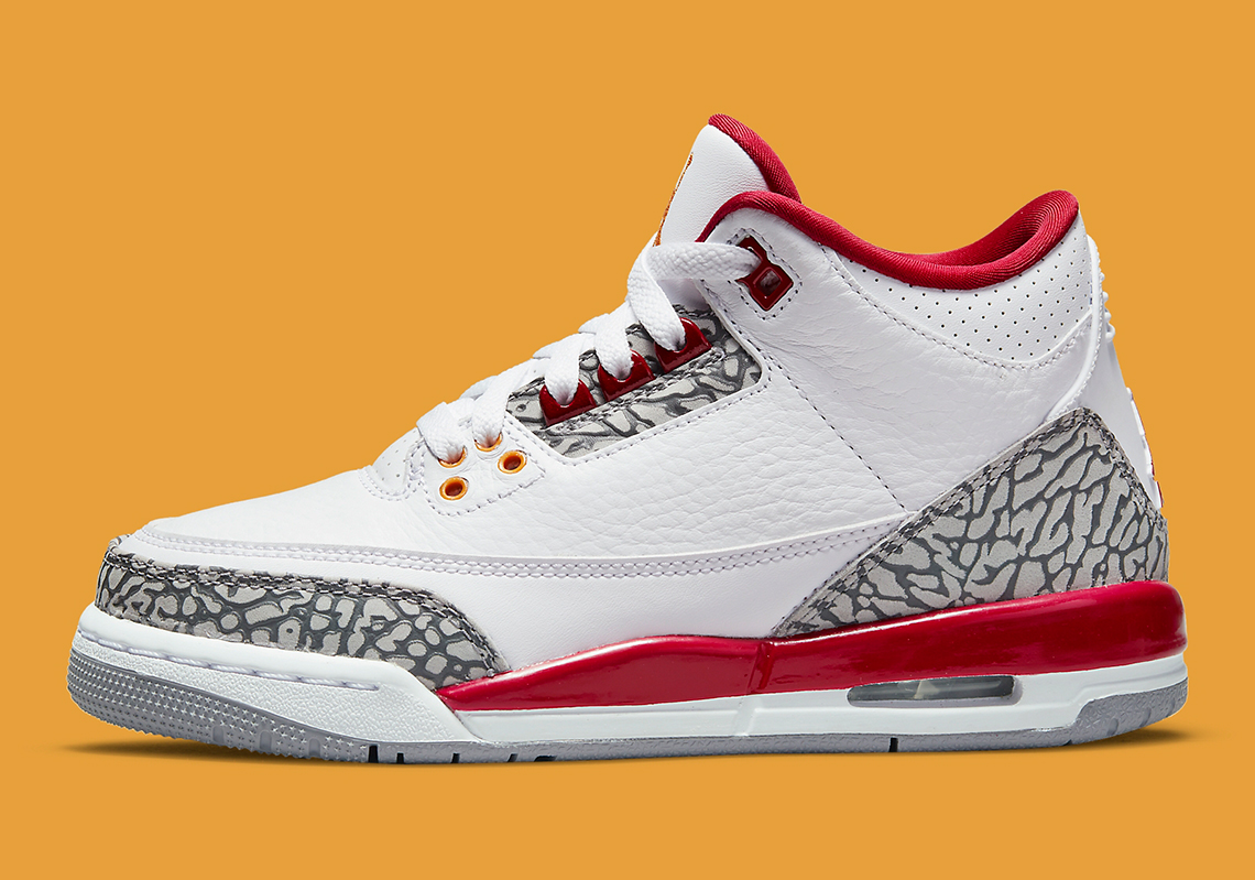 Air Jordan 3 Cardinal Red Gs 398614 126 8