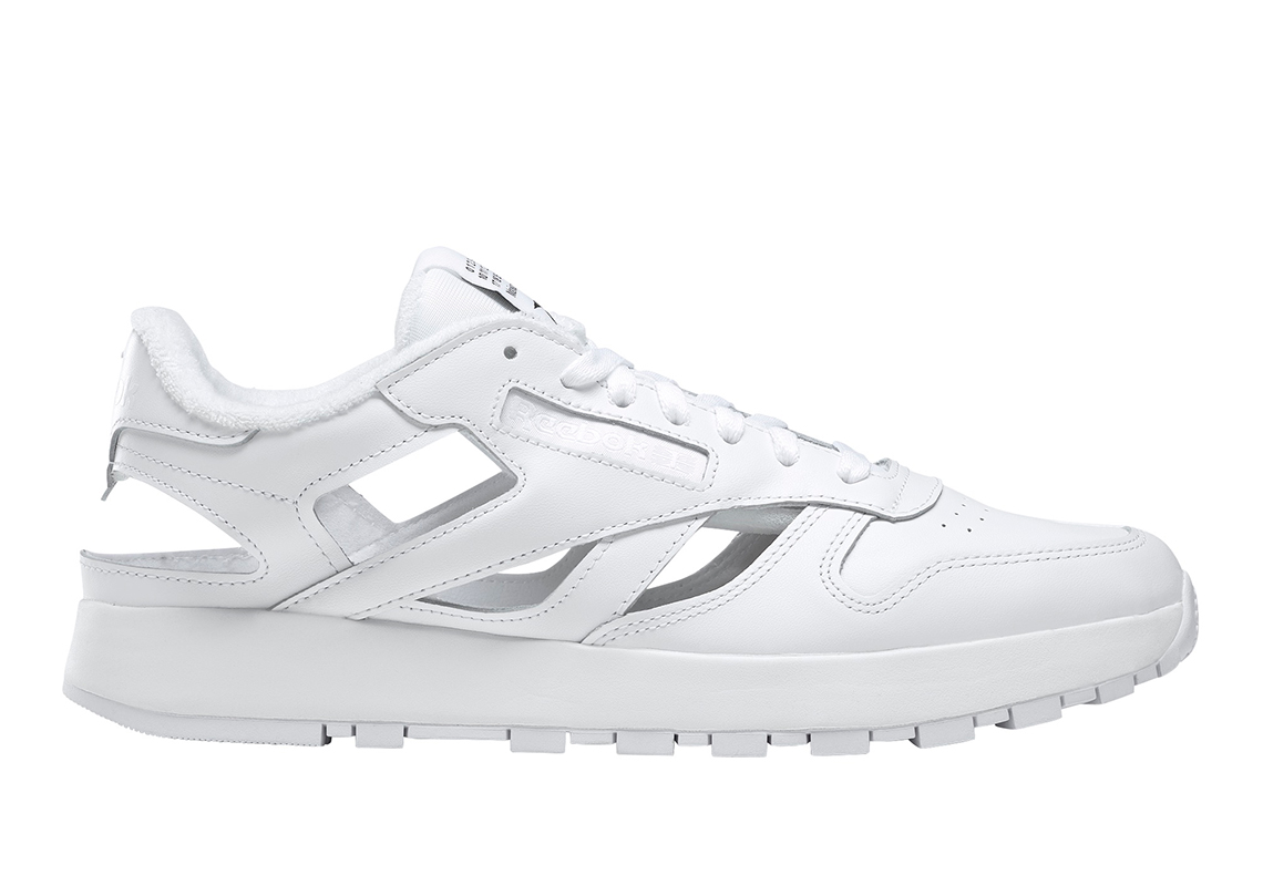 Maison Margiela Reebok Classic Leather Tabi Decortique Low White 1