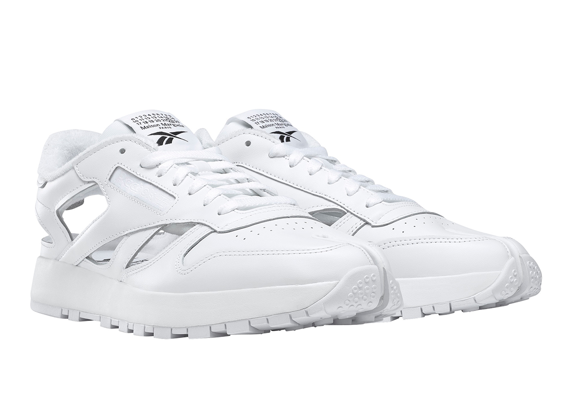 Maison Margiela Reebok Classic Leather Tabi Decortique Low White 2