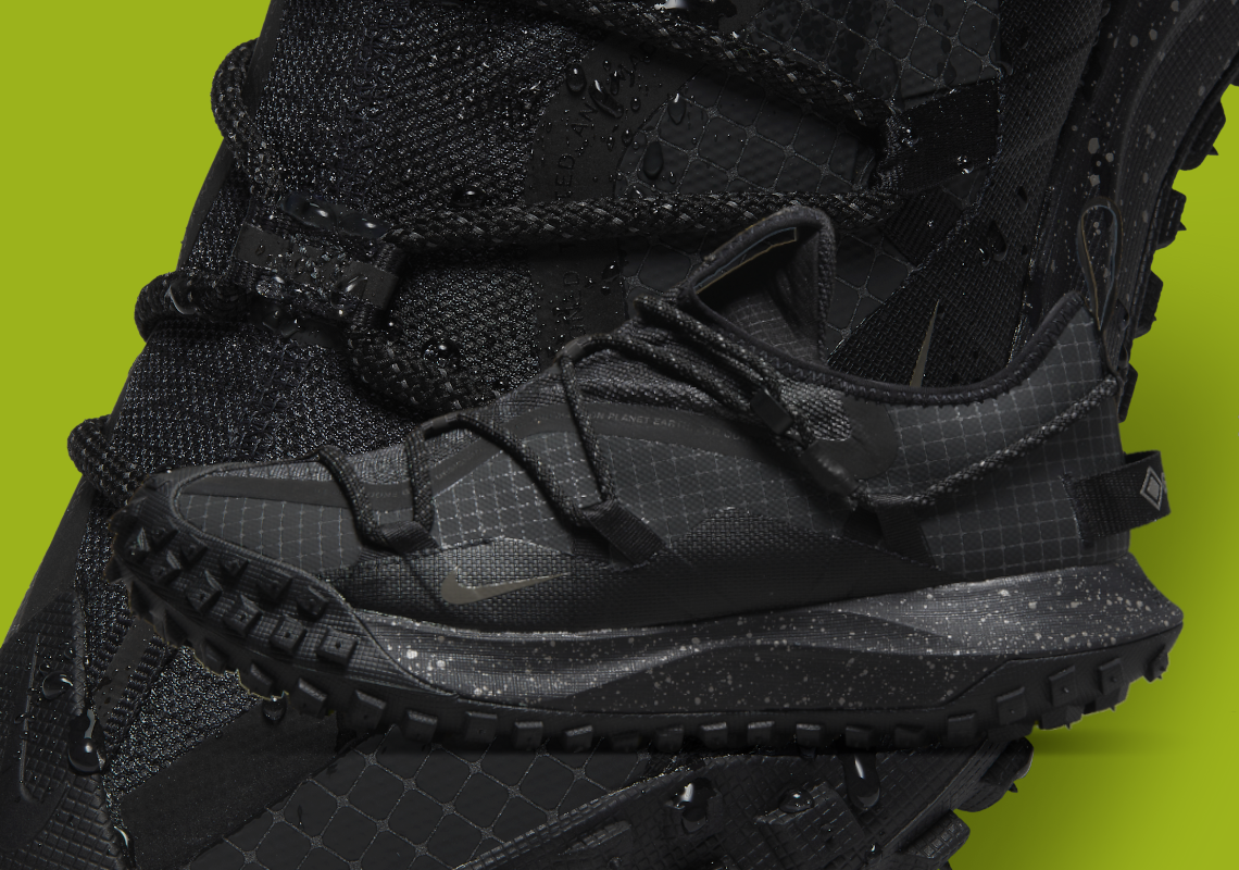 Vibrant "Volt" Animates This Stealthy Nike ACG Mountain Fly Low GTX SE