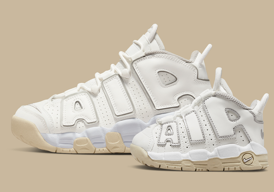 The Nike Air More Uptempo Starts The Year With A Clean White Look